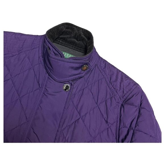 LAUREN Ralph Lauren Petite Luxury Designer Padded Bomber Jacket Large Petite - Picture 4 of 6